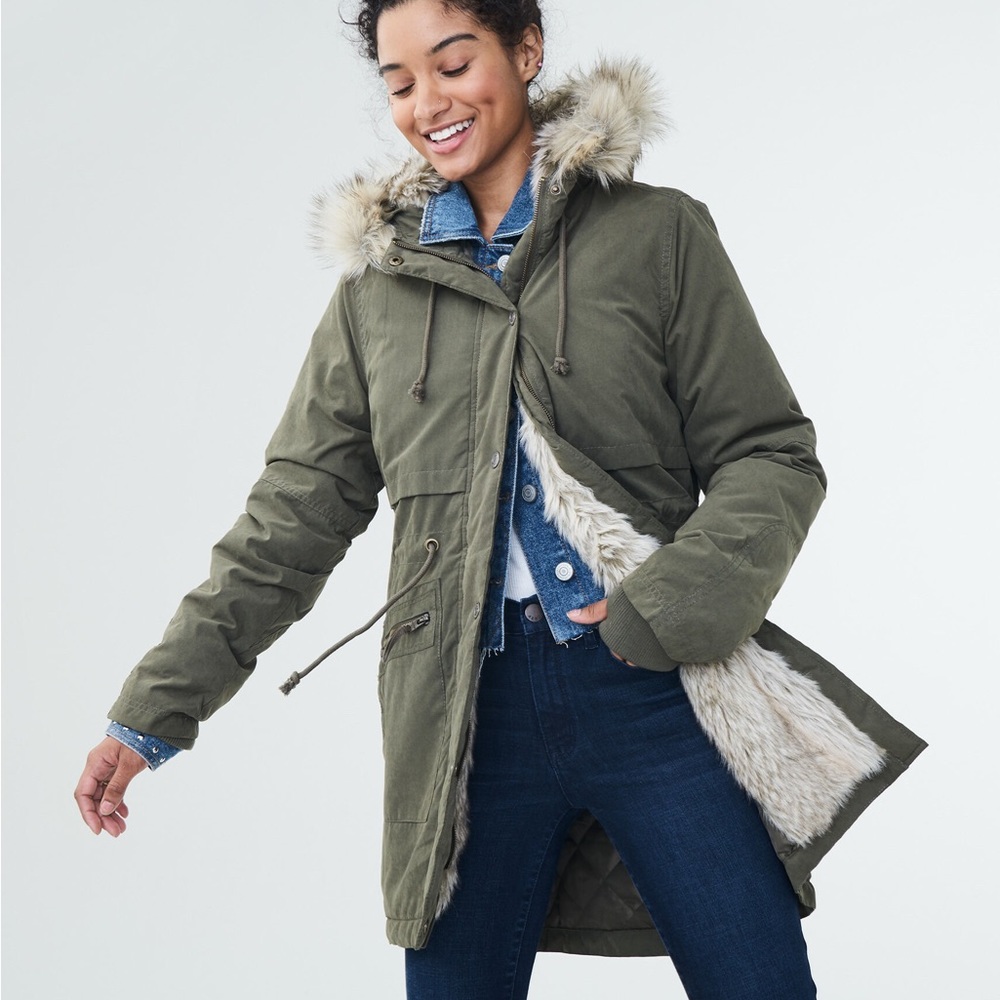 Olive Green Coat